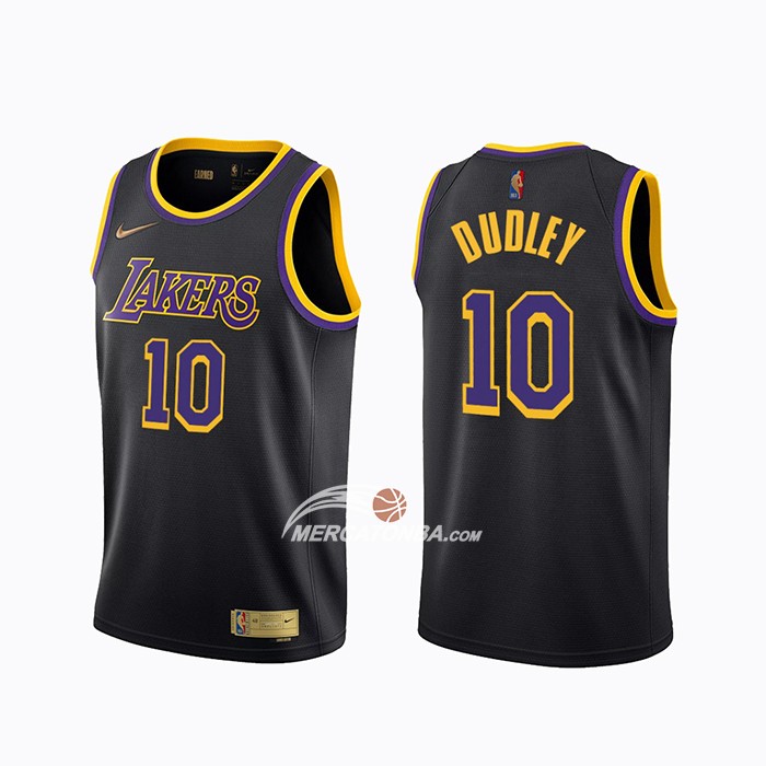 Maglia Los Angeles Lakers Jared Dudley Earned 2020-21 Nero